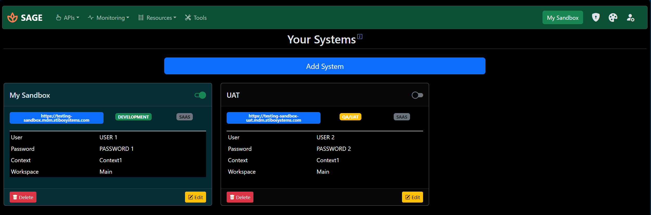 Multiple Systems